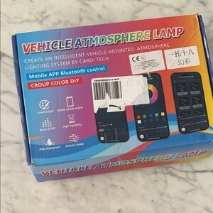 Vehicle Atmosphere Lamp - Multicolor RGB Mobile App Controlled